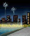 Gif animé feux d'artifices 140